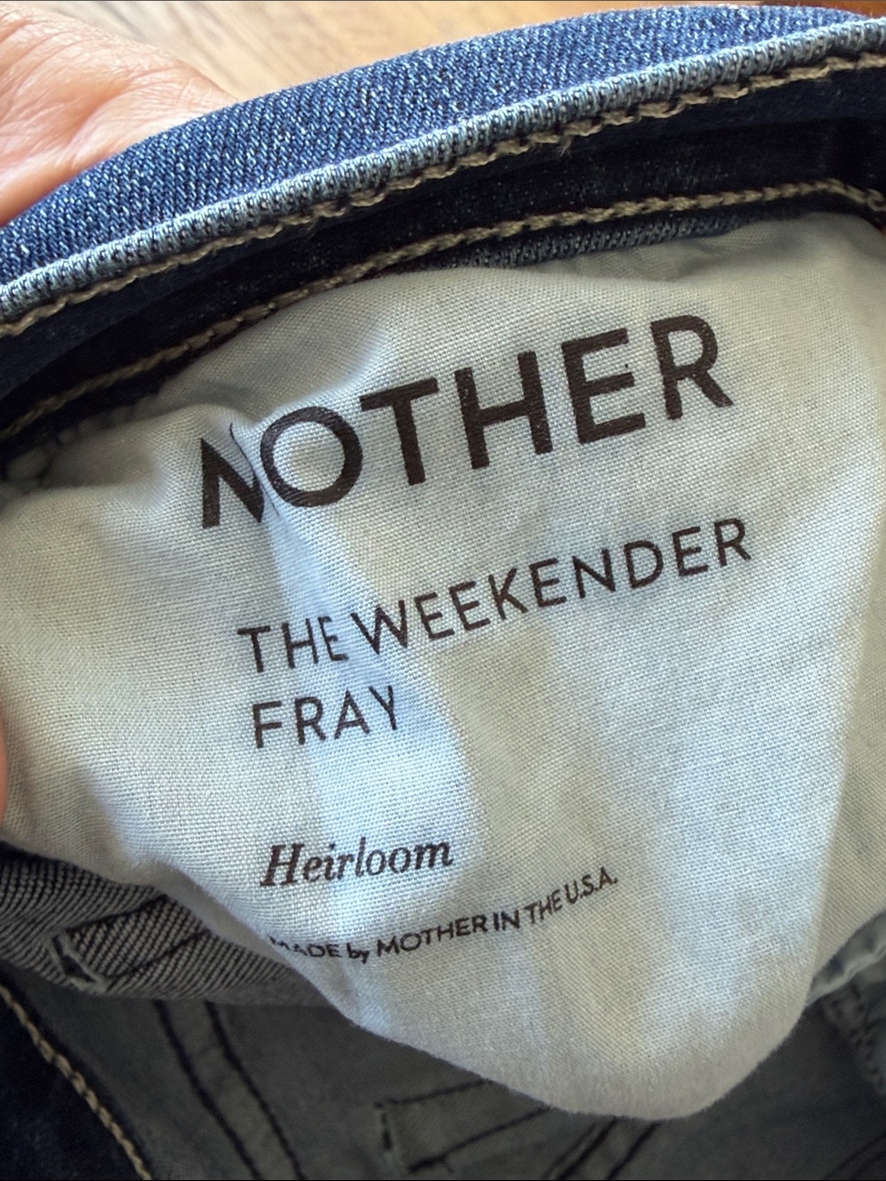 MOTHER thee weekender fray Jeans wash heirloom 30 - Picture 8 of 8